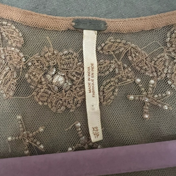 Free People Sunset Ombré Beaded Tunic Dress - Picture 16 of 16